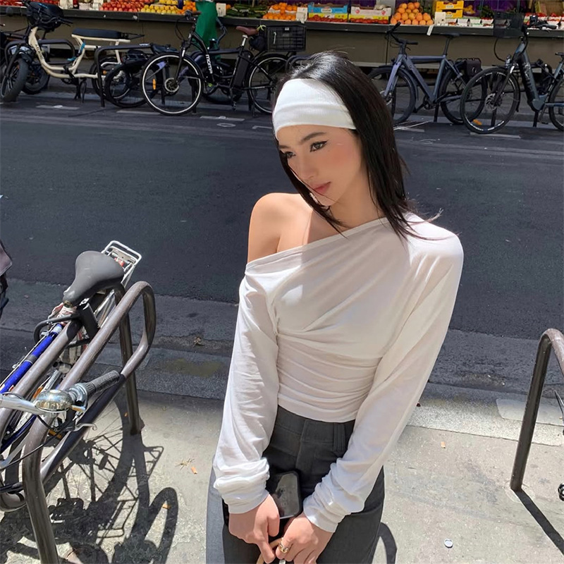 Asymmetric Top Women - Женская блузка 2026 года с одним