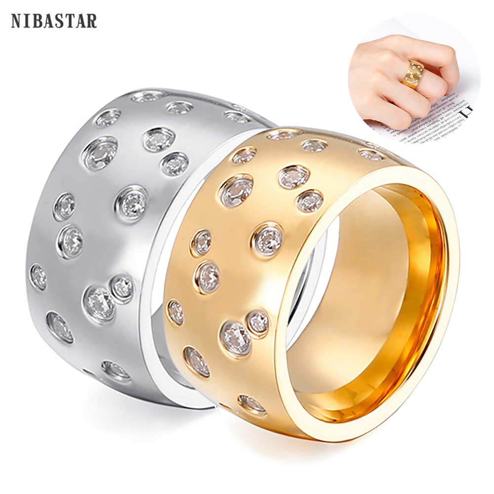 Women'S Fashion Retailers - NIBASTAR простое женское кольцо из нержавеющей