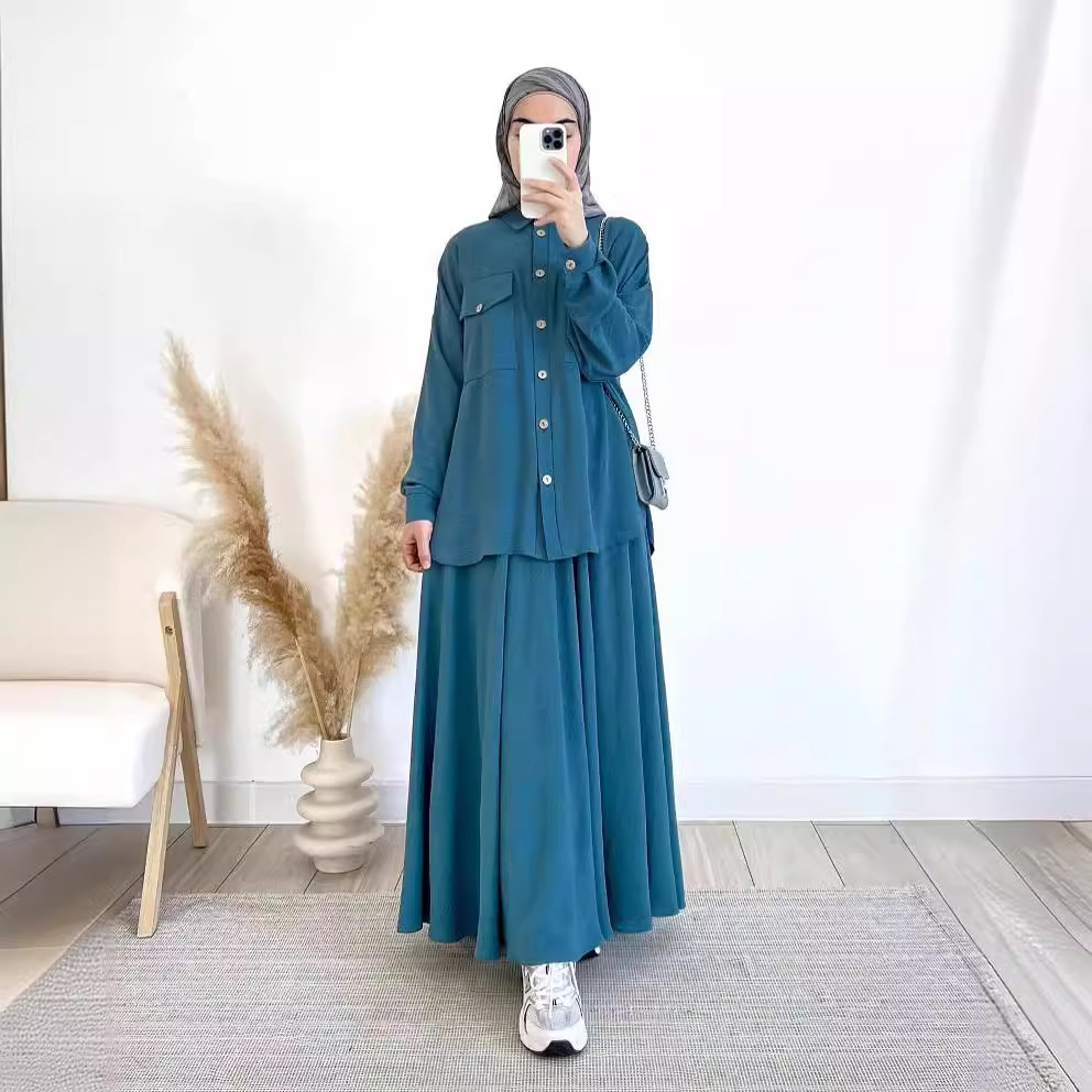 Turkey Women Fashion - Комплект из 2 предметов: рубашка с