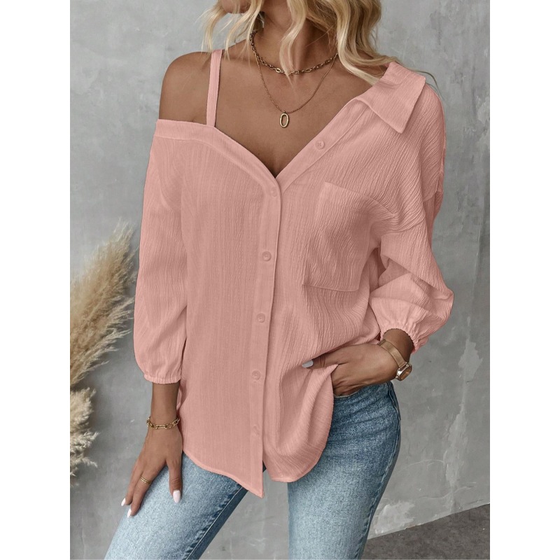 Asymmetric Top Women - Плюс размеры 1XL-5XL, женские блузки, топ,
