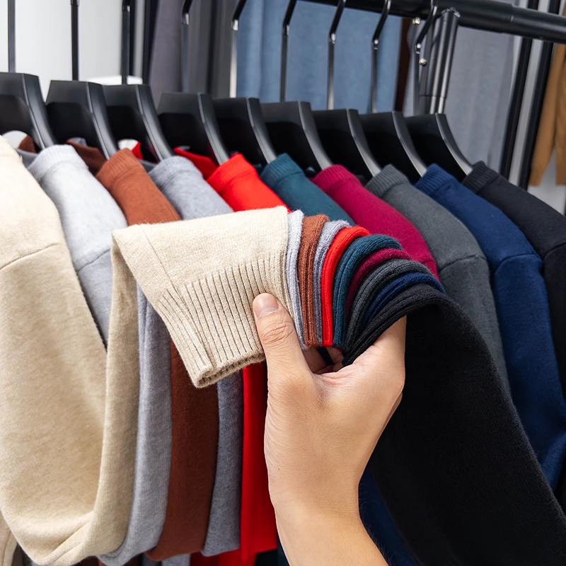 Новый мужской повседневный сви – обзор и цена Ribbed Knit Sweater