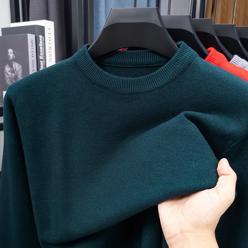 Новый мужской повседневный сви – обзор и цена Ribbed Knit Sweater