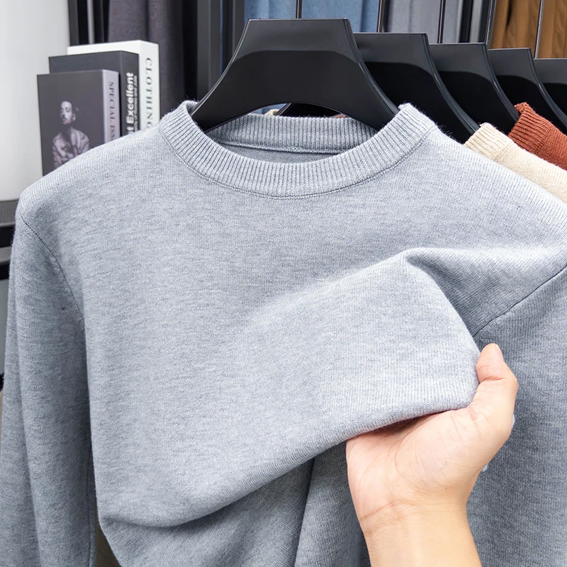 Новый мужской повседневный сви – обзор и цена Ribbed Knit Sweater