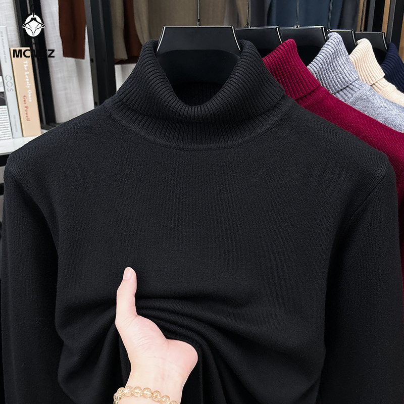 Мужской свободный свитер с выс – обзор и цена Ribbed Knit Sweater