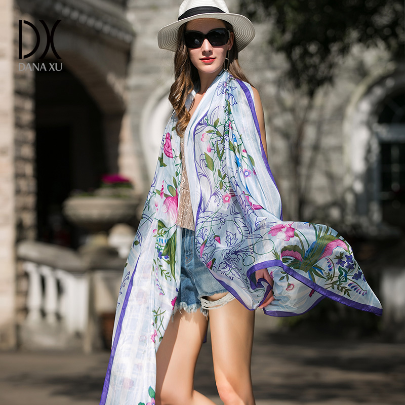 Шелковые платки DANA XU 100% д – обзор и цена Women'S Fashion Poncho