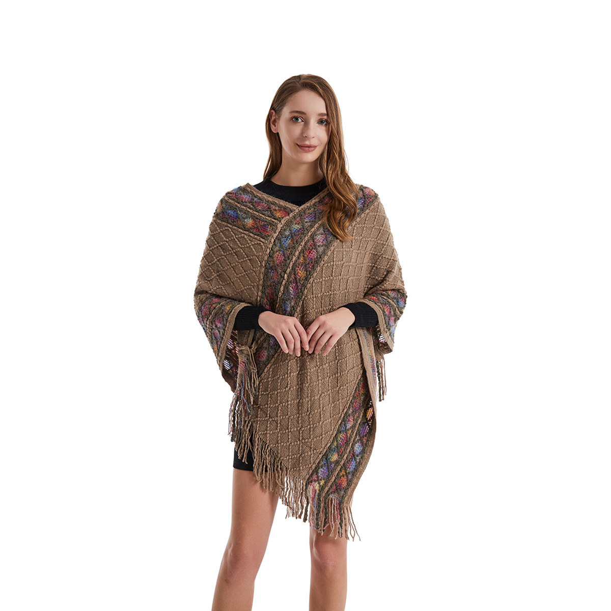 Женское пончо на весну и осень – обзор и цена Women'S Fashion Poncho