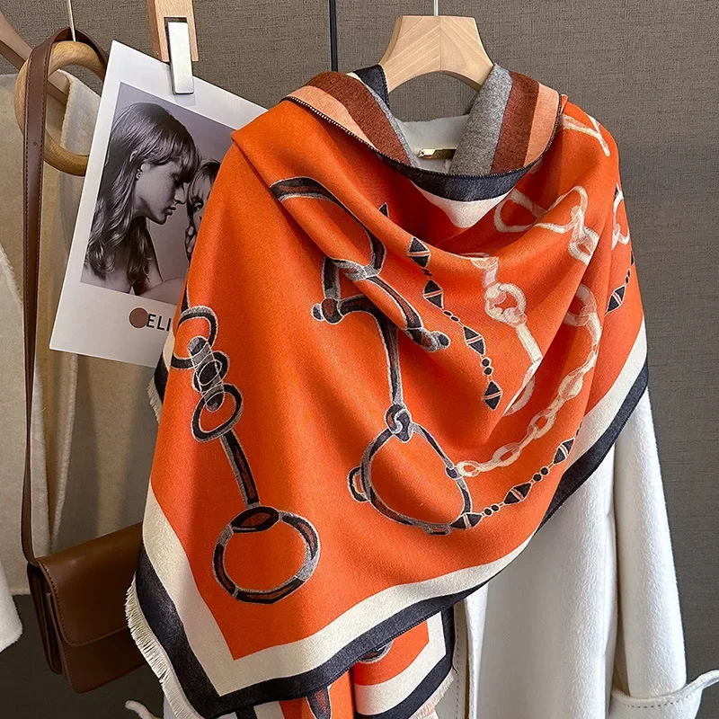 2024, роскошная теплая шаль из – обзор и цена Women'S Fashion Poncho