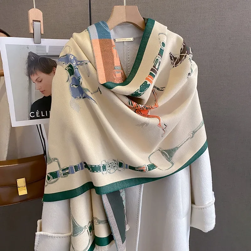 2024, роскошная теплая шаль из – обзор и цена Women'S Fashion Poncho